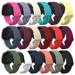 Replacement Silicone Rubber Sport Band Strap Wristband For Fitbit Sense /Versa 4 - Picture 1 of 30
