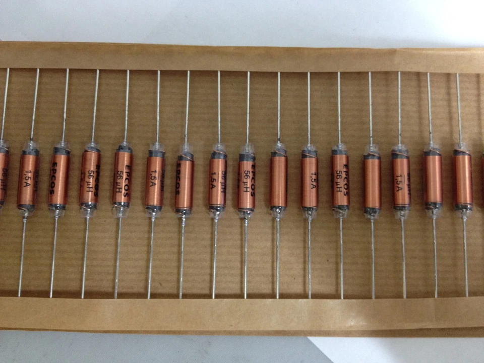 x50 **NEW** EPCOS B82111EC24 , VHF Choke Wirewound Inductor, 56uH 1.5A 20% ROHS - Image 1 of 1