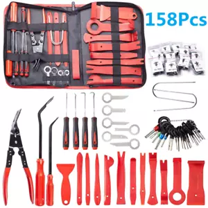 Car Trim Removal Tool Auto Hand Tools Pry Bar Dash Panel Door Interior Kit Set - Picture 1 of 25