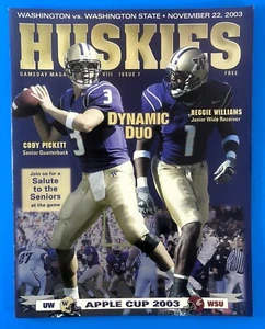 2003 Apple Cup Programm / Washington Huskies - WSU Cougars / Husky Stadium Pac-12 - Bild 1 von 4