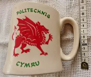 Polytechnic of Wales pottery mug vintage around 1982 Politechnig Cymru Poole - Picture 1 of 5