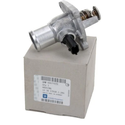 ORIGINAL GM Opel Thermostat + Gehäuse + Sensor 1.6/1.8 16V 1338178 / 55577072 - Bild 1 von 3