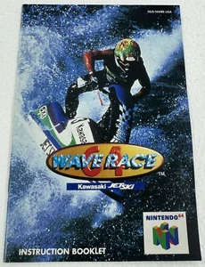 Wave Race 64 (Nintendo 64, 1996) Instruction Booklet ONLY - Picture 1 of 2