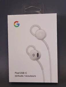 GOOGLE Écouteurs Casque Filaire USB-C, Compatible avec Téléphones Type-C - Couleur Blanc - Photo 1 sur 3