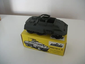 SOLIDO SCALA 1/50 AUTO DA COMBATTIMENTO FRANCESE M-20 IN SCATOLA RIDOTTA A TRASPARENTE - Foto 1 di 1