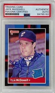 Jack McDowell signiert 1988 Donruss Chicago White Sox MLB Baseball Rookie Karte #47 - Bild 1 von 2