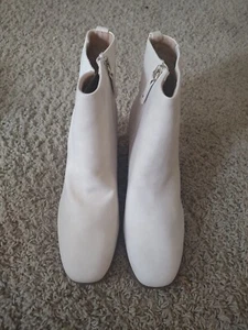 Dr. Scholl's Damenschuhe Ride Away weiß Stiefeletten Größe 11 UK 9  - Bild 1 von 6