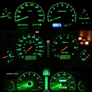 KIT DE ACTUALIZACIÓN DE LUZ LED verde medidor de tablero para GMC Sonoma 91-94 no digital - Imagen 1 de 5
