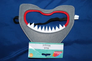 shark felt halloween half mask shark tank jaws costume accessory unisex - Picture 1 of 1