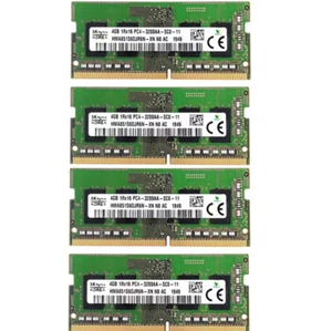 Hynix 16GB (4X4GB) DDR4 3200MHz PC4-25600 1RX16 SODIMM Memory Ram HMA851S6DJR6N - Picture 1 of 6