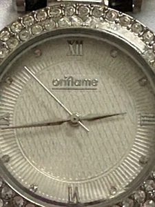 Oriflame Bellissimo Orologio Gioiellato, Quadrante, Elegante Cinturino Nero - Foto 1 di 8