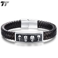 Top Quality T&T 316L 9K Rose Gold GP Stainless Steel Bangle With Black CZ BR83 Top Quality T&T 316L 9K Rose Gold GP Stainless Steel Bangle With Black CZ BR83