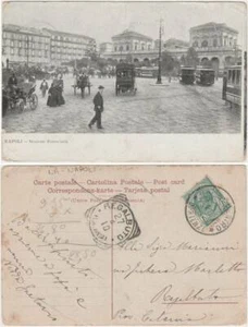 NAPOLI - STAZIONE FERROVIARIA 1910 - Imagen 1 de 1