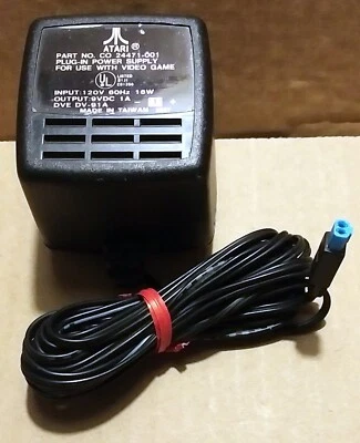 RARO - ATARI 24471-001 FUENTE ADAPTADOR DE CORRIENTE PARA VIDEOJUEGO 9V Foto 1 de 4