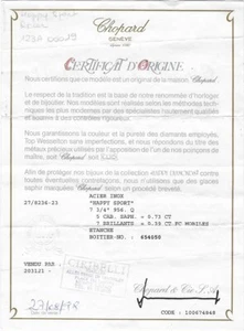Chopard Happy Sport 27/8236-23 und Händlerverzeichnis I832 - Picture 1 of 2