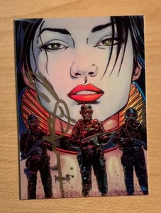 SHI William Tucci Holochrome GOLD Autograph Sticker Card #76, MINT, 1995 - Bild 1 von 3