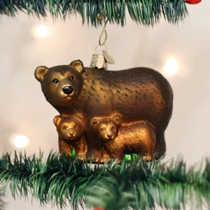 Oso de Navidad del Viejo Mundo con Cuchorros Adorno de Navidad - Imagen 1 de 5