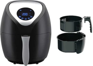 Heißluftfritteuse Digital 3,6 Liter 1400 W Schwarz LED-Touch-Display - Bild 1 von 1