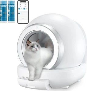 Self Cleaning Litter Box,Automatic Cat Litter Box Self Cleaning Large Capacity - Picture 1 of 6