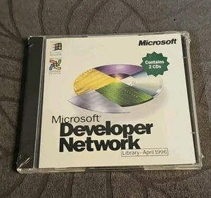 Microsoft Developer Network Library April 1996 2-CD Set NEW - Picture 1 of 2