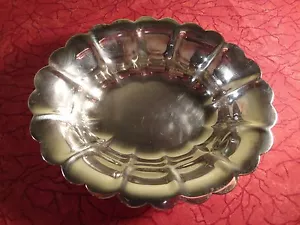 CHIPPENDALE SILBER TELLER KLEINE GEWELLTE SCHALE - SCHÖNER ZUSTAND! - Bild 1 von 5