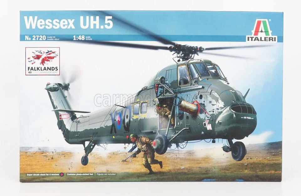 MODELLINO STATICO ITALERI WESTLAND AIRCRAFT WESSEX UH5 ELICOTTERO MILITARE 1/48 - Immagine 1 di 3