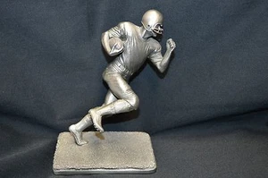 Vintage 1975 Lance Fine Pewter Football Running Back Statue 6"Tall Sculpture BNV - Picture 1 of 5