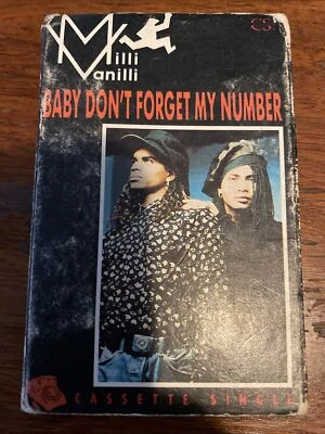 Baby Don't Forget My Number Milli Vanilli (Cassette Single, 1989) - Image 1 of 4
