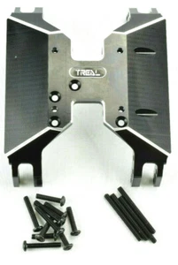 Treal Axial Capra Negro Aluminio Centro Placa Deslizante - Imagen 1 de 2
