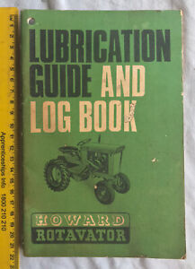 Vintage Castrol Howard Rotavator Tractor Lubrication Guide and Log Book Manual