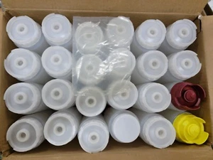 24 FIFO 16oz Double Squeeze Bottles Capped Sauce BBQ Mayo Subway Sandwich X16 - Picture 1 of 4