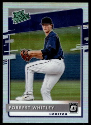 2020 DONRUSS OPTIC RATED ROOKIE HOLO Forrest Whitley R44 Houston Astros #RP-9 - Image 1 of 2