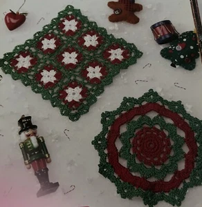 CROCHET  ~ “Merry Little Christmas Doily” ~ PATTERN ~ - Picture 1 of 2