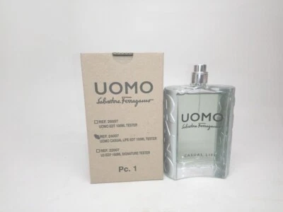 SALVATORE FERRAGAMO UOMO CASUAL LIFE EDT 100ML (PROBADOR) EN CAJA. Foto 1 de 2
