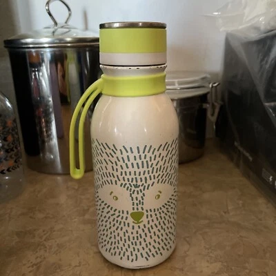 "Rara botella de agua reducida puercoespín 14 oz aislada al vacío reutilizable correa de 7,5""" Foto 1 de 4