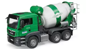 CONCRETE Cement MIXER TRUCK MAN TGS Green Bruder Toy Car Model 1/16 1:16 - Picture 1 of 4