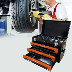 MEMBER'S MARK 3 DRAWER TOOLBOX TOP 20" Portable 4 Layers of Tools Metal Latches` - Picture 1 of 13