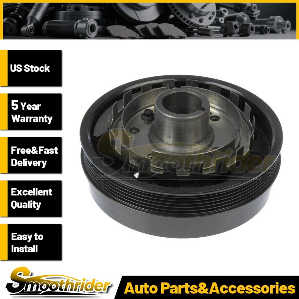 Dorman Harmonic Balancer Crankshaft Belt Drive Pulley 1 For Buick Chevy Pontiac - Image 1 of 4