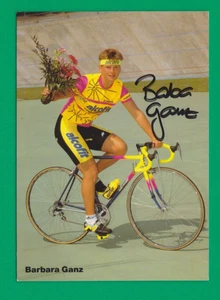 CYCLISME carte cycliste BARBARA GANZ équipe ALCOFIT VELOMAIER Signée - Picture 1 of 2