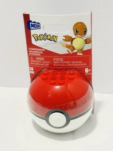 MEGA Construx Pokemon Pokeball Evergreen CHARMANDER im Pokeball (16 Stück) 2023 - Bild 1 von 2