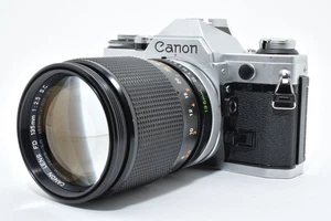 [Quasi come nuova] Canon AE-1 Silver con obiettivo FD 135mm f/3.5 MF testato dal GIAPPONE - Foto 1 di 12