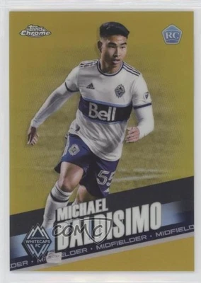 2022 Topps Chrome MLS Gold Refractor /50 Michael Baldisimo #196 Rookie RC - Image 1 of 2