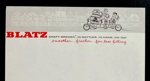 Vtg Letterhead Blatz Beer Brewing Company Milwaukee Wisconsin #b2  - Picture 1 of 3