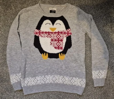 Christmas Penguin Jumper size 12  - Image 1 of 2