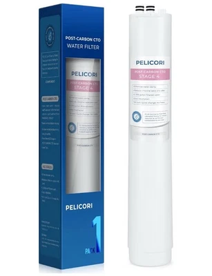 PeliCori H2O Stage 4 Filter Reverse Osmosis System Post Carbon CTO (2) PC-25 NEW - Image 1 of 4