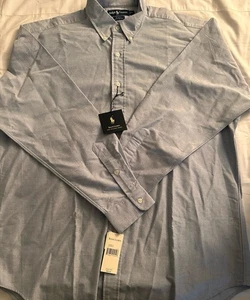Ralph Lauren Polo Men's Long Sleeve Button-Down Oxford Shirt Large - Picture 1 of 4