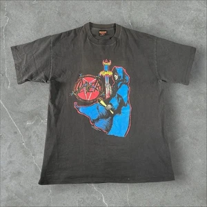 Vintage Slayer Shirt Men XL Black 1992 Spill The Blood Brockum Thrash Metal Band - Imagen 1 de 11