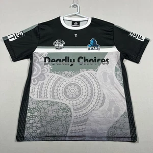 Gold Coast Tweed Giants Deadly Choices Indigenous Rugby League Jersey Mens Large - Imagen 1 de 13