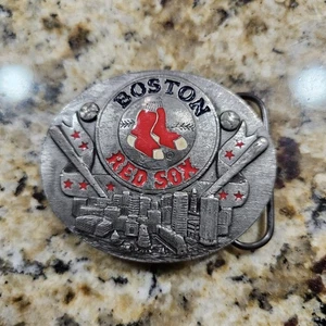 Boston Red Sox MLB Baseball Siskiyou fibbia per cintura vintage - Foto 1 di 7