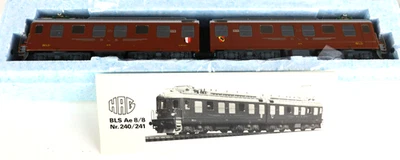 HAG 241, E-Lok Ae 8/8 BLS 2-teilig, braun, H0, 2-Leiter DC, gebraucht, Okt. - Bild 1 von 4